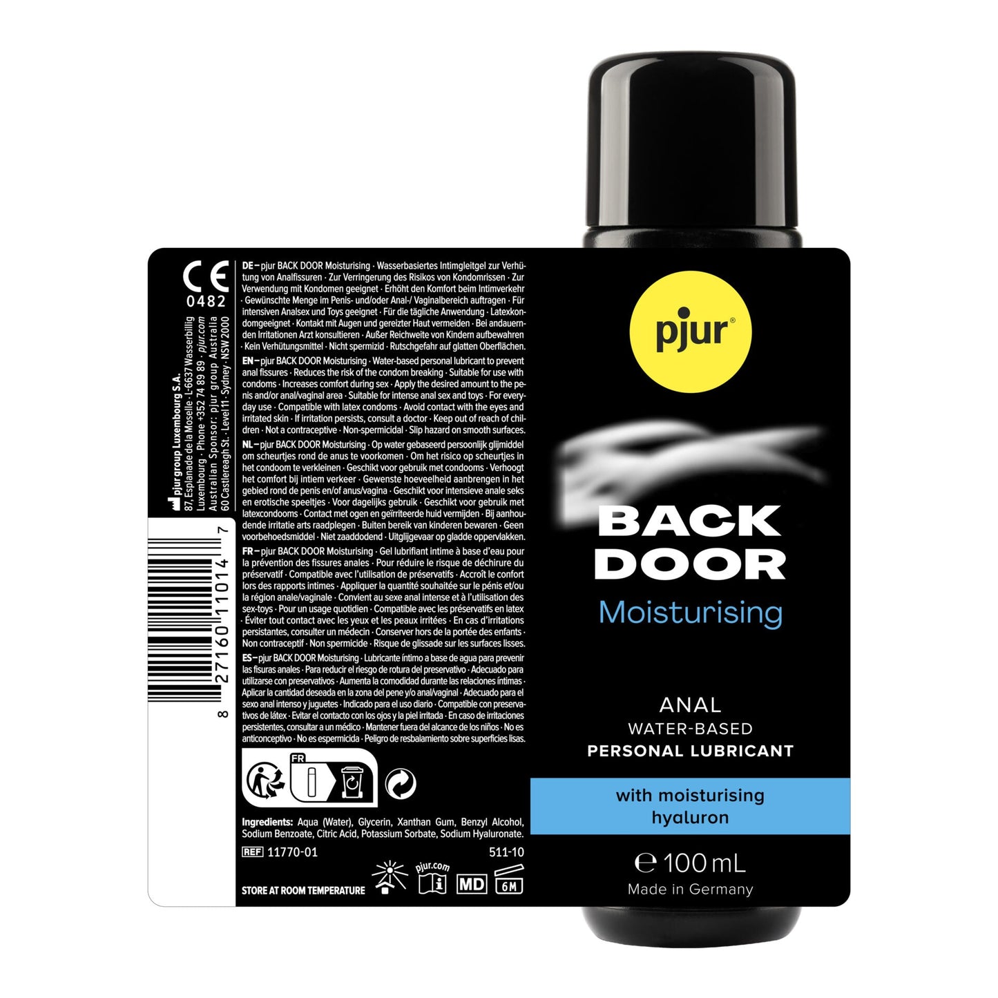 BACK DOOR Moisturising Comfort Water Anal Glide - 250ml - | pjur - | MAD Lifestyle