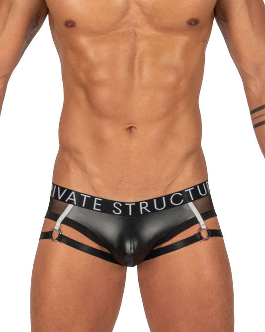 Alpha Low Waist Garter Mini - Shades of Black - | Private Structure - | MAD Lifestyle