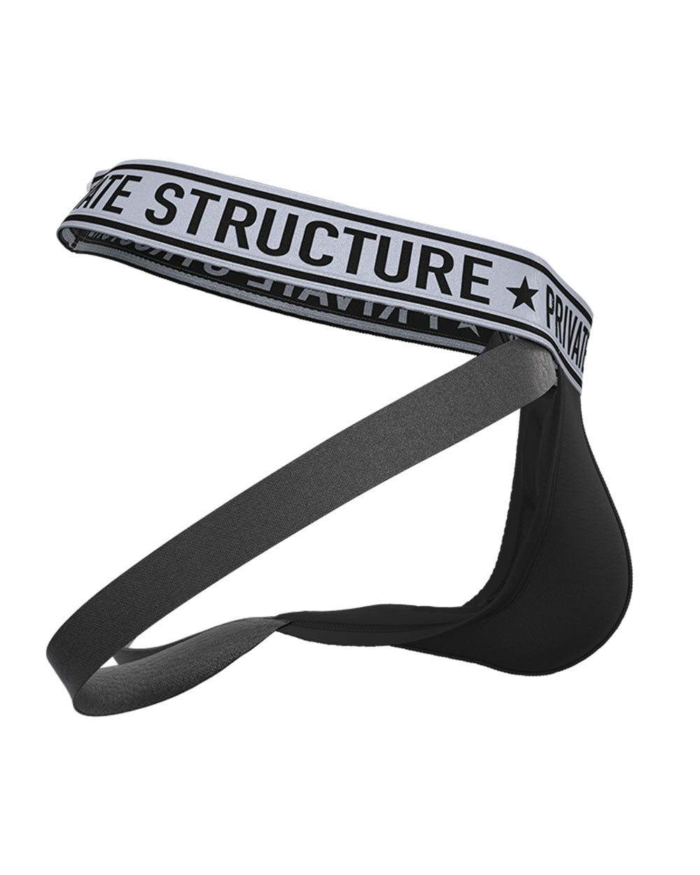Pride Limited Jock Strap - Matt Black - | Private Structure - | MAD Lifestyle